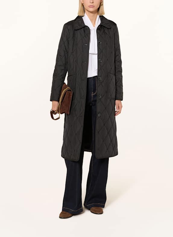 LAUREN RALPH LAUREN Quilted coat BLACK