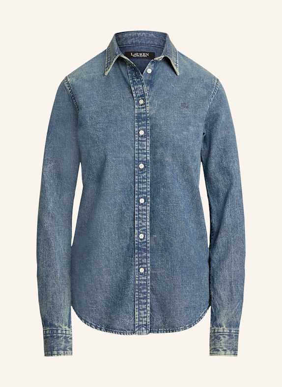 Details about the selected promotion Denim blouse DARK BLUE