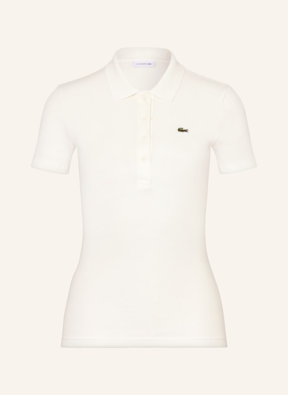 LACOSTE Jersey-Poloshirt WEISS
