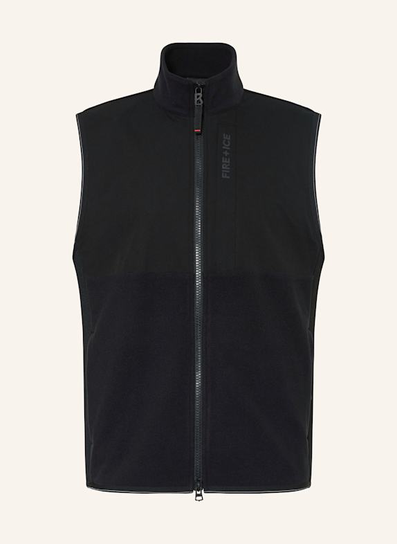 FIRE+ICE Kamizelka polarowa LAIS CZARNY