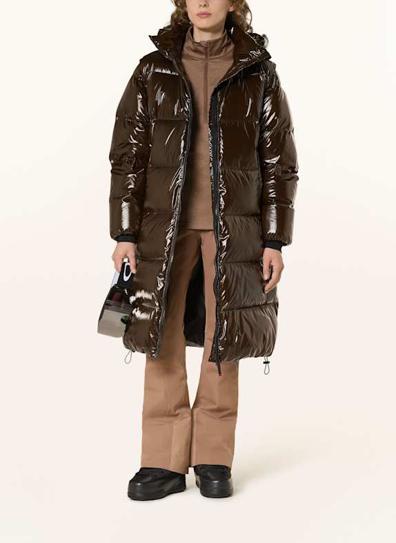 FIRE+ICE Daunenmantel ASTA-D DUNKELBRAUN