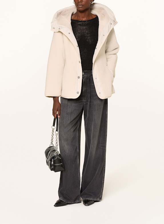 PINKO Kunstfell-Jacke ECRU