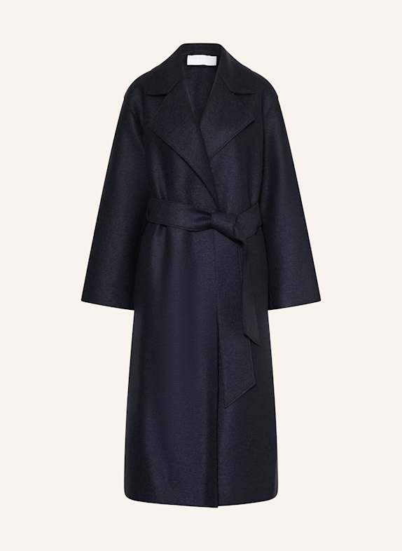 HARRIS WHARF LONDON Wollmantel DUNKELBLAU