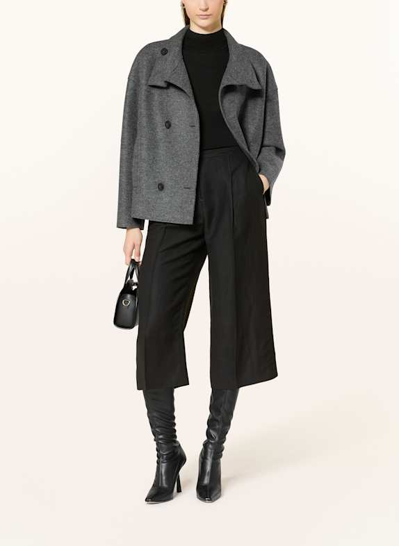 HARRIS WHARF LONDON Pea coat GRAY