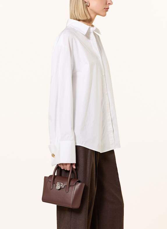 LAUREN RALPH LAUREN Kabelka TANNER SMALL TMAVĚ HNĚDÁ