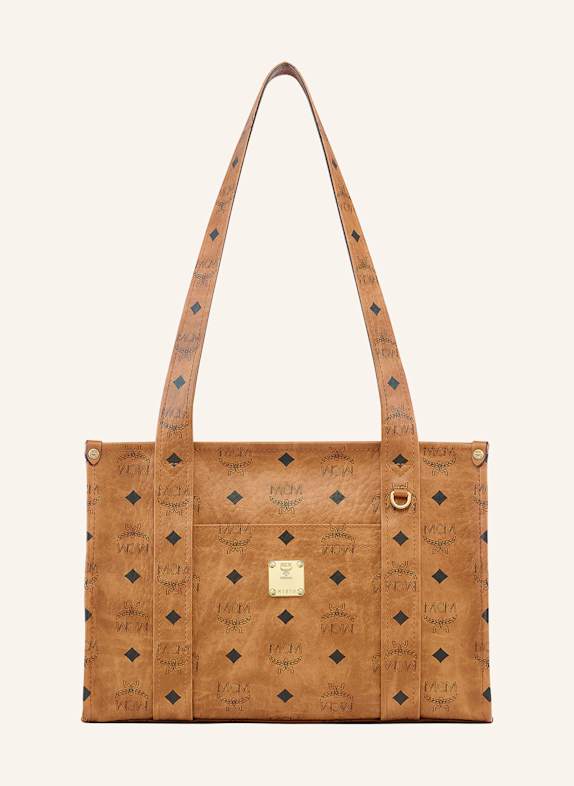 MCM Torba shopper AREN VISETOS SMALL KONIAKOWY/ CZARNY