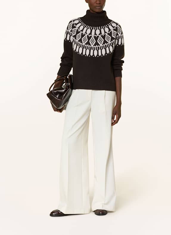 (THE MERCER) N.Y. Rollkragenpullover aus Cashmere DUNKELBRAUN