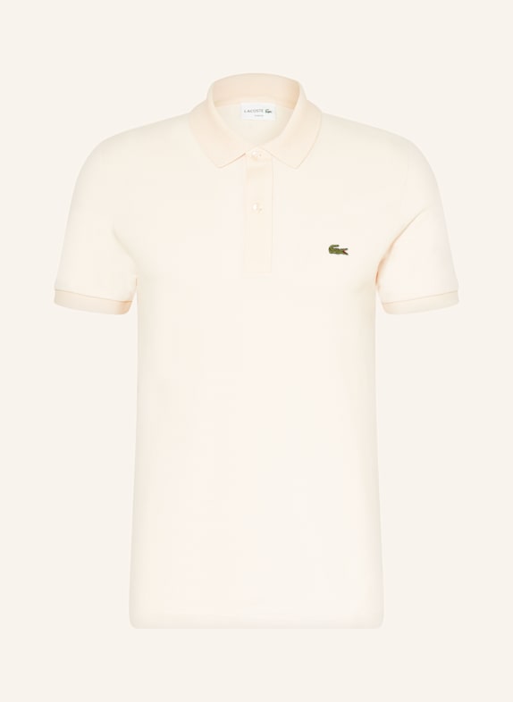 LACOSTE Piqué-Poloshirt Slim Fit CREME