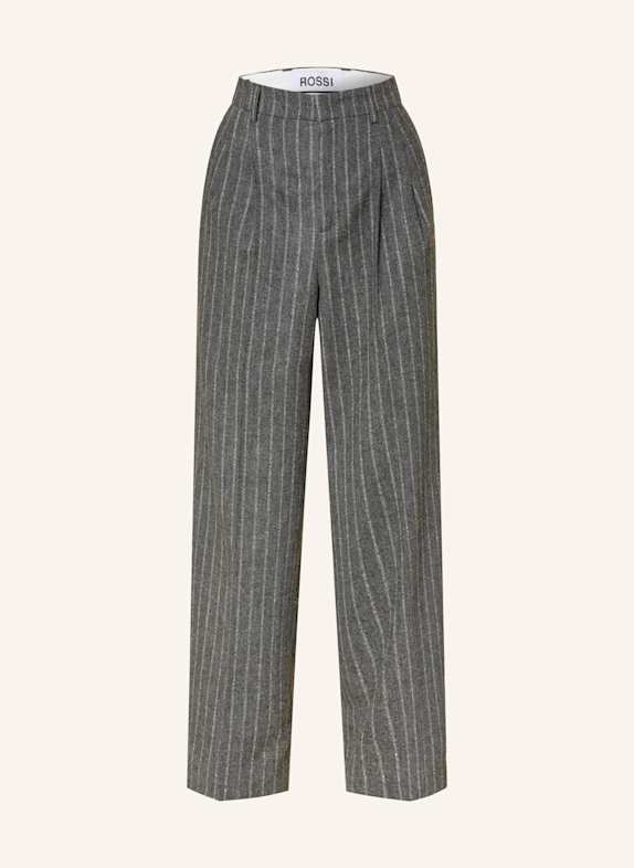ROSSI Wide leg trousers NOA DARK GRAY