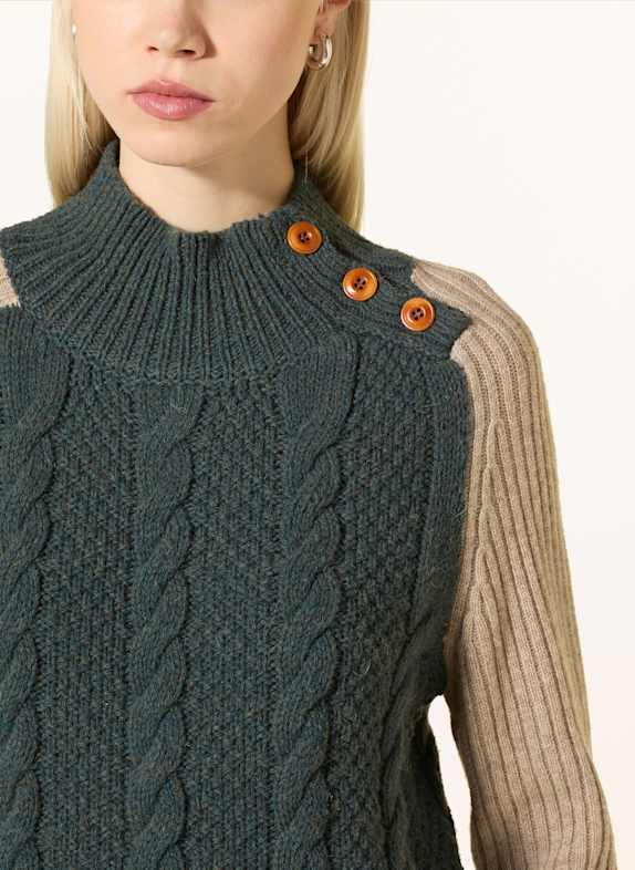Heyanno Play Patch Vest, Travertine