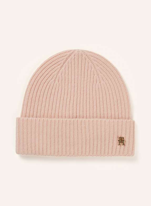 TOMMY HILFIGER Cashmere-Mütze HELLROSA