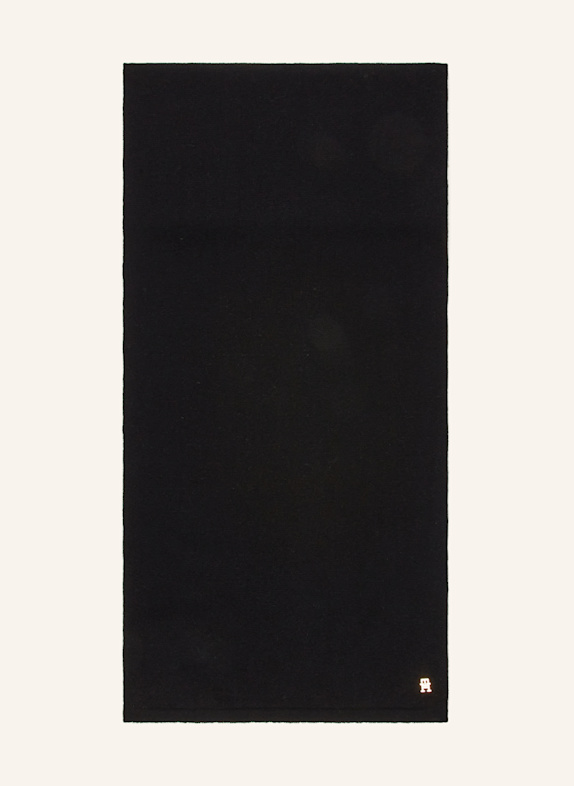 TOMMY HILFIGER Cashmere-Schal SCHWARZ