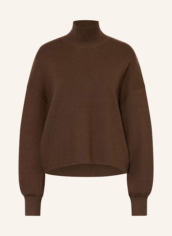 MSCH COPENHAGEN Rollkragenpullover MSCHMERCY DUNKELBRAUN