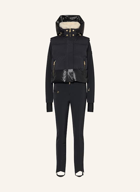 BOGNER Set: Daunen-Skiweste und Ski-Overall ULLA-D SCHWARZ