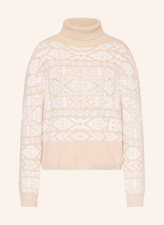 BOGNER Rollkragenpullover NADIN BEIGE / CREME