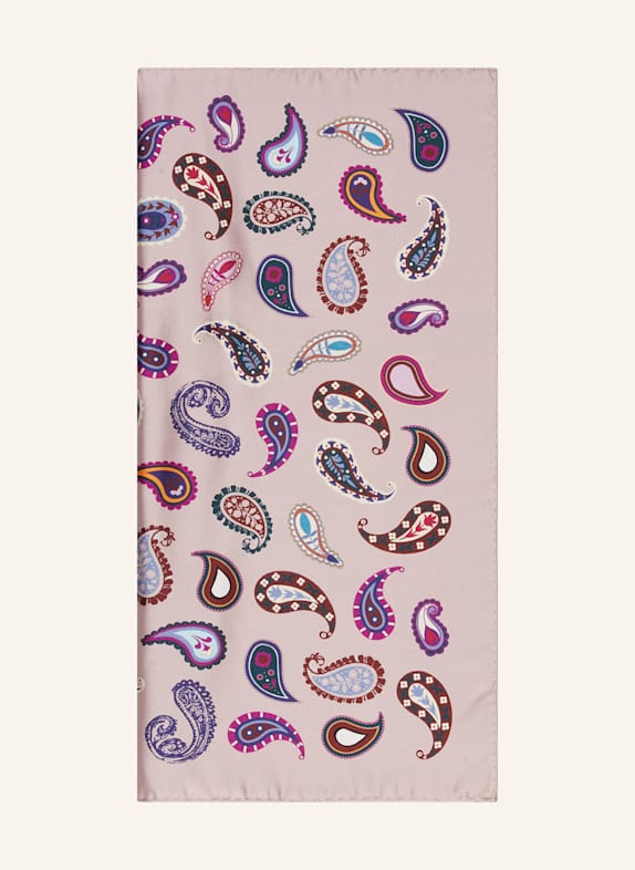 Barbieri Silk scarf ROSE/ BROWN/ PURPLE