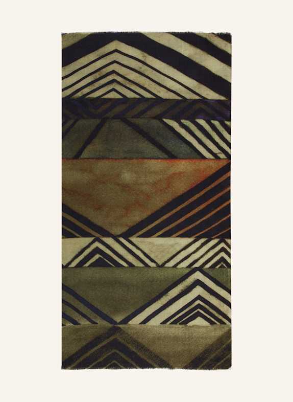 Barbieri Scarf GREEN/ DARK GREEN/ RED