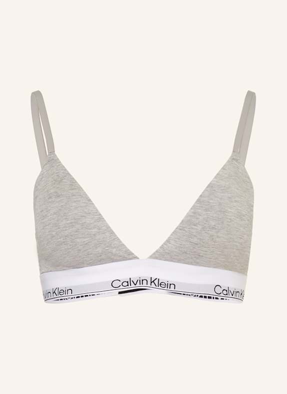 Calvin Klein Triangel-BH ICON COTTON MODAL GRAU