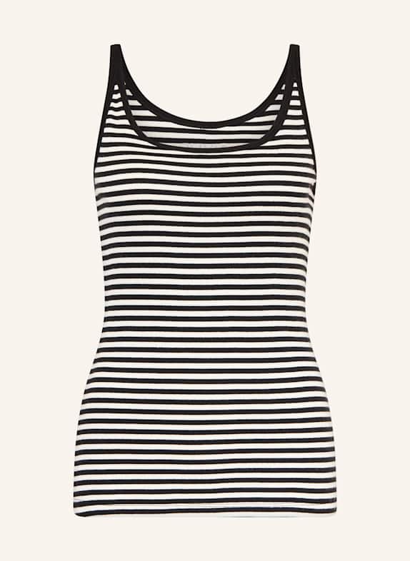 Juvia Top ALUNA BLACK/ WHITE