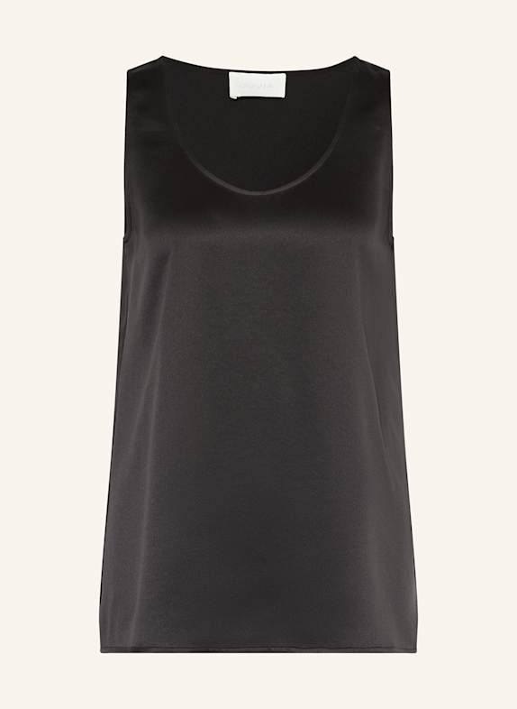 Juvia Satin top FINNJA BLACK