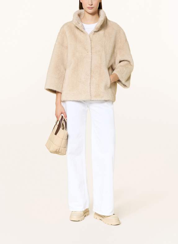 Juvia Faux fur jacket FEDORA CREAM