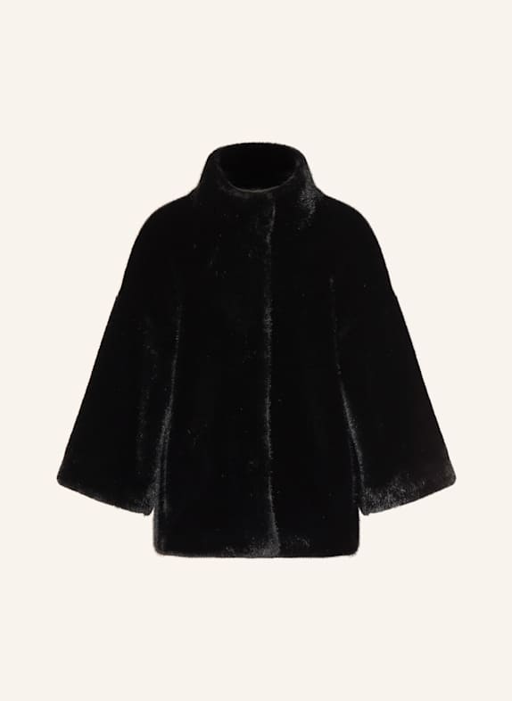 Juvia Faux fur jacket FEDORA BLACK