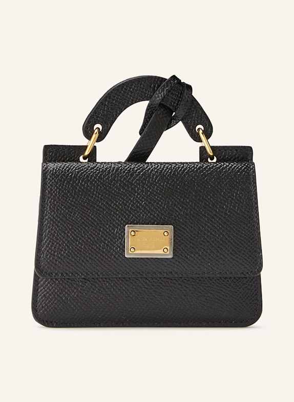 DOLCE & GABBANA Pouzdro na karty ČERNÁ