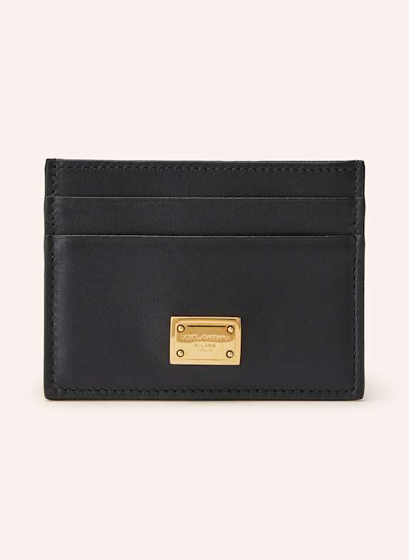 DOLCE & GABBANA Pouzdro na karty ČERNÁ