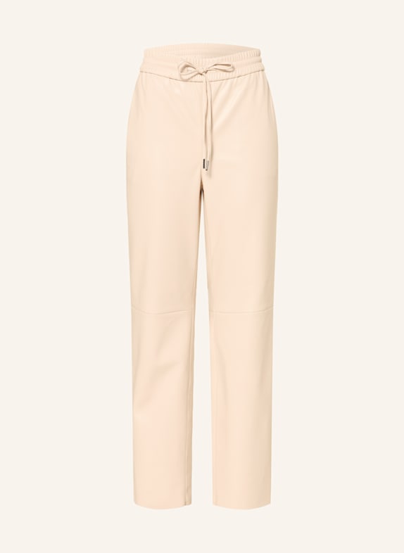 Juvia ROSA 7/8 trousers in leather look WHITE