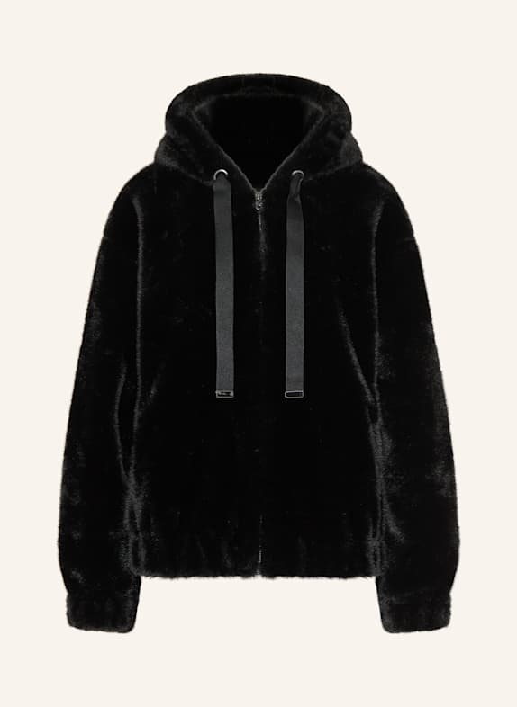 Juvia NAJA faux fur jacket BLACK