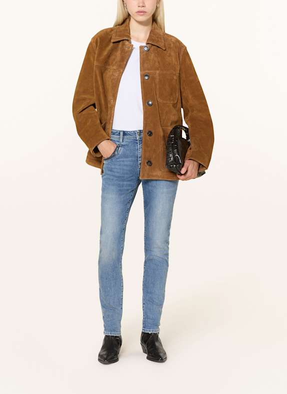 MOS MOSH Rechte jeans MMNAOMI NOLLA 405 LIGHT BLUE DENIM