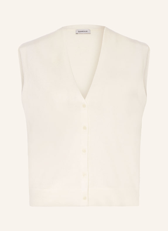 SIMKHAI Kamizelka z dzianiny ROZZI z kaszmiru ECRU
