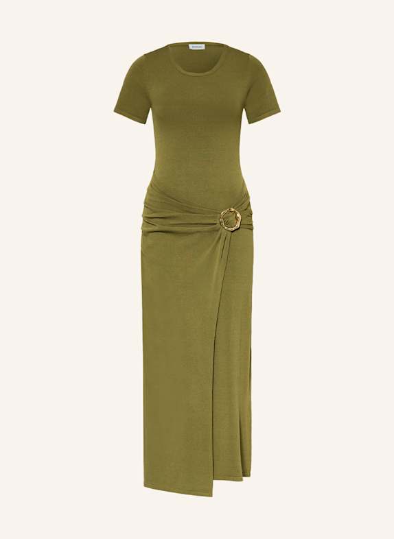 SIMKHAI Strickkleid SOREN in Wickeloptik OLIV