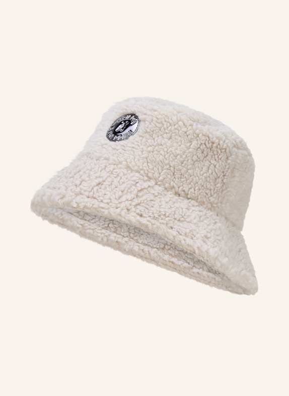 FRIEDA & FREDDIES Bucket-Hat aus Teddyfell WEISS