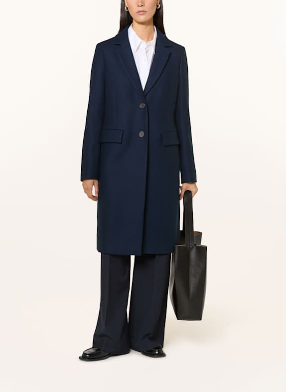 TOMMY HILFIGER Wollmantel DUNKELBLAU