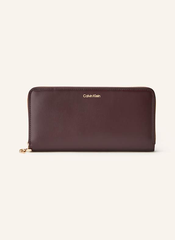 Calvin Klein Geldbörse DUNKELBRAUN