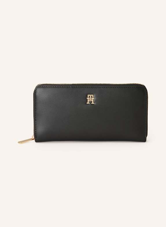 TOMMY HILFIGER Geldbörse SCHWARZ