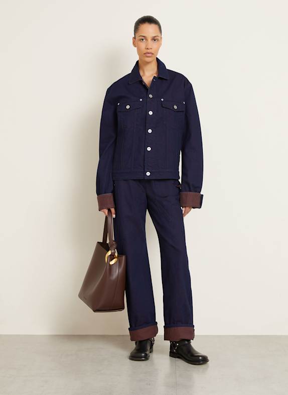 JW ANDERSON Jeansjacke 807 BLUE/RED