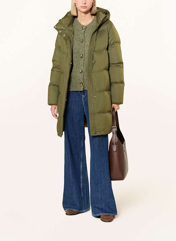TOMMY HILFIGER Daunenmantel OLIV