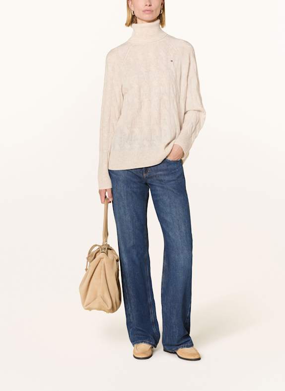 TOMMY HILFIGER Rollkragenpullover CREME
