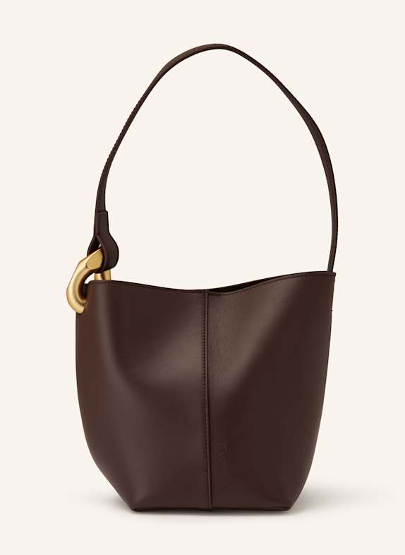 JW ANDERSON Handtasche THE JWA CORNER DUNKELBRAUN