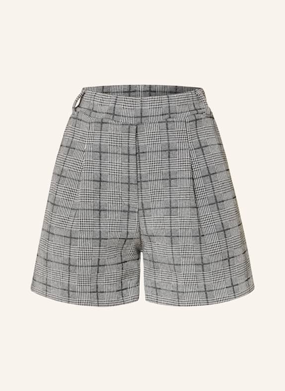 SEM PER LEI Shorts mit Glitzergarn GRAU/ SCHWARZ/ HELLGRAU