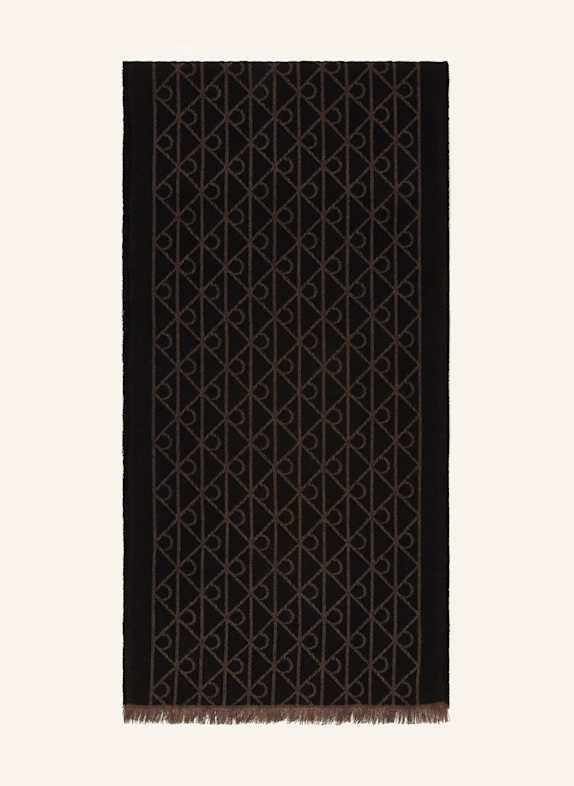Calvin Klein Scarf BLACK/ BEIGE