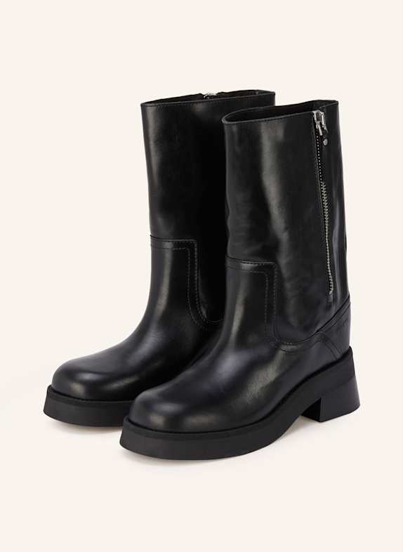 MIISTA Biker boots GUNDA BLACK