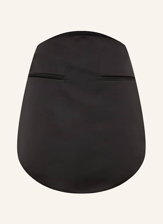 Courrèges Spódnica satynowa CZARNY