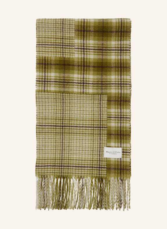 Marc O'Polo Schal HELLGRÜN / BRAUN / ECRU