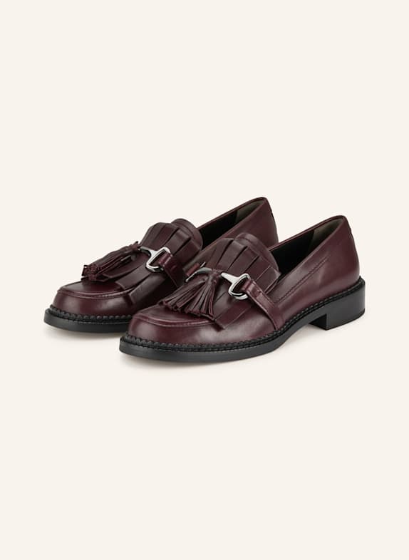 KENNEL & SCHMENGER Loafersy MANI CIEMNOCZERWONY