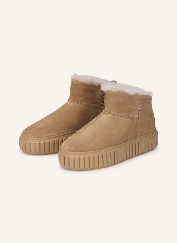 KENNEL & SCHMENGER Platform boots ZAP BEIGE