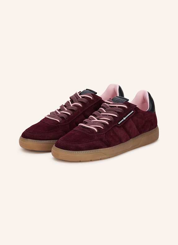 KENNEL & SCHMENGER Sneakersy POP CIEMNOCZERWONY/ CZARNY/ JASNORÓŻOWY