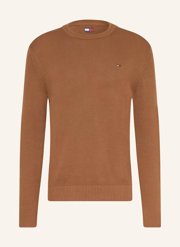 TOMMY JEANS Pullover BRAUN